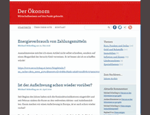 Tablet Screenshot of deroekonom.at